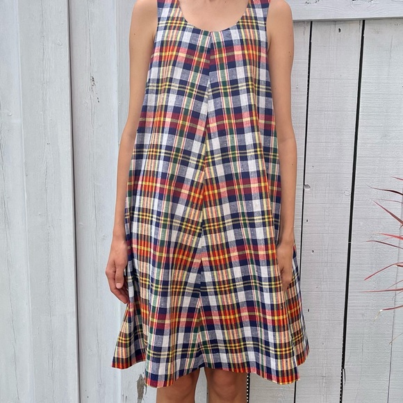 Vintage 60s summer linen dress - Picture 6 of 10